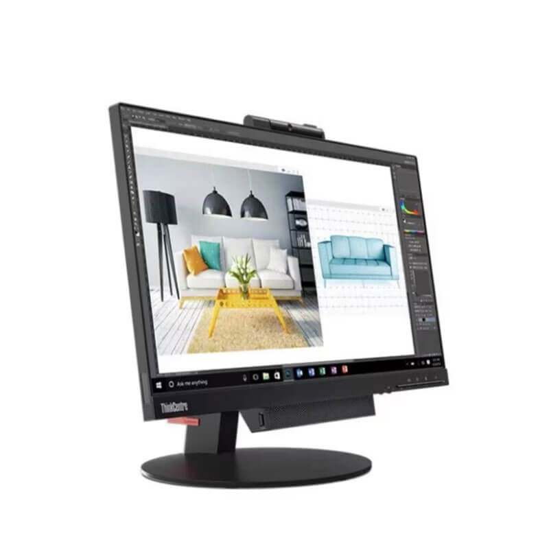 All-in-One SH Lenovo TIO22 Gen 3, Hexa Core i5-8400T, 8GB, 256GB SSD, Full HD IPS