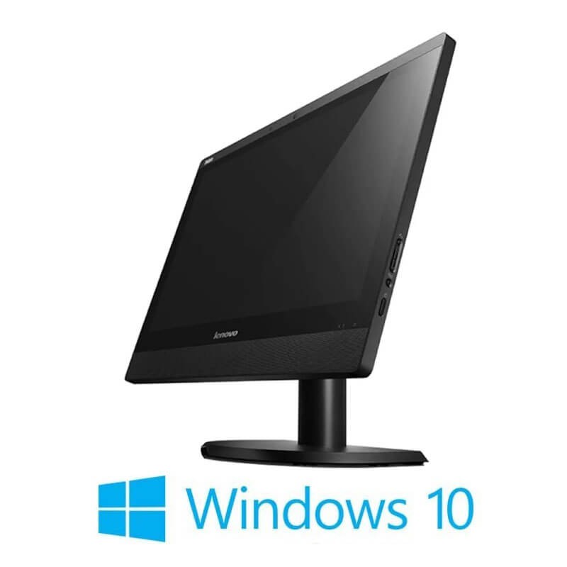 All-in-One Touchscreen Lenovo M93z, i5-4430S, SSD, 23 inci Full HD IPS, Win 10 Home