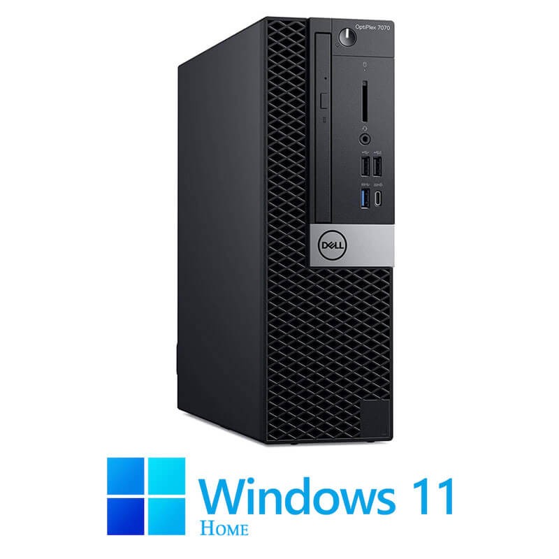 Calculatoare Dell OptiPlex 7070 SFF, i5-9500, 16GB DDR4, 256GB SSD, Win 11 Home