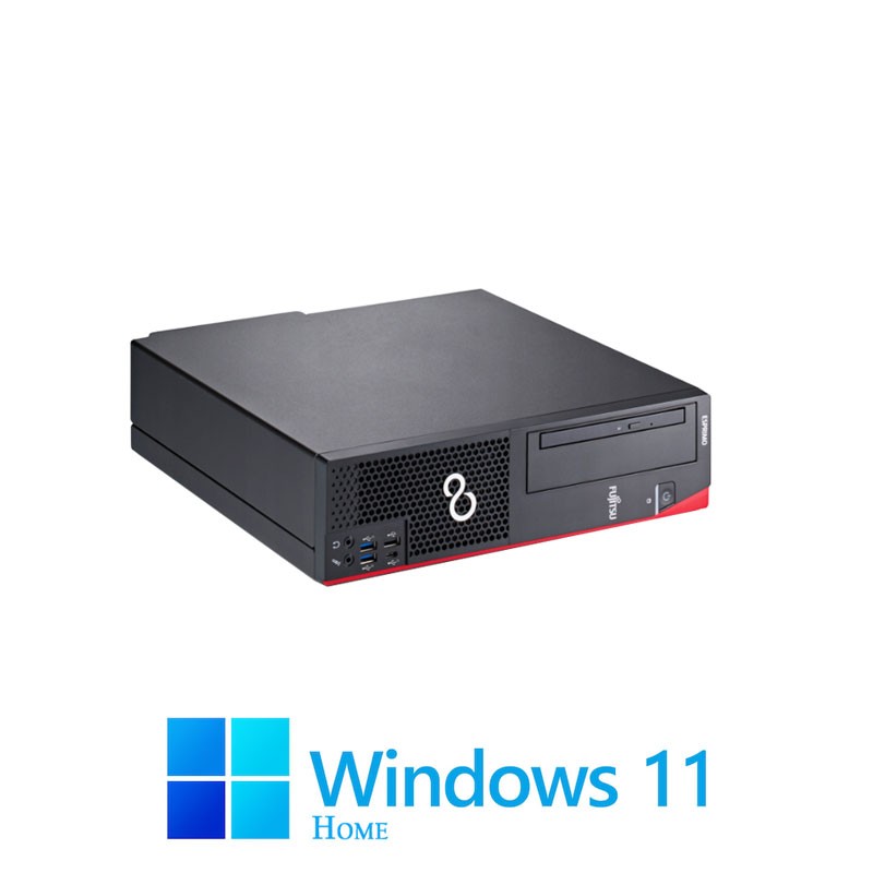 Calculatoare Fujitsu ESPRIMO D958, Hexa Core i5-9500, 16GB DDR4, SSD, Win 11 Home