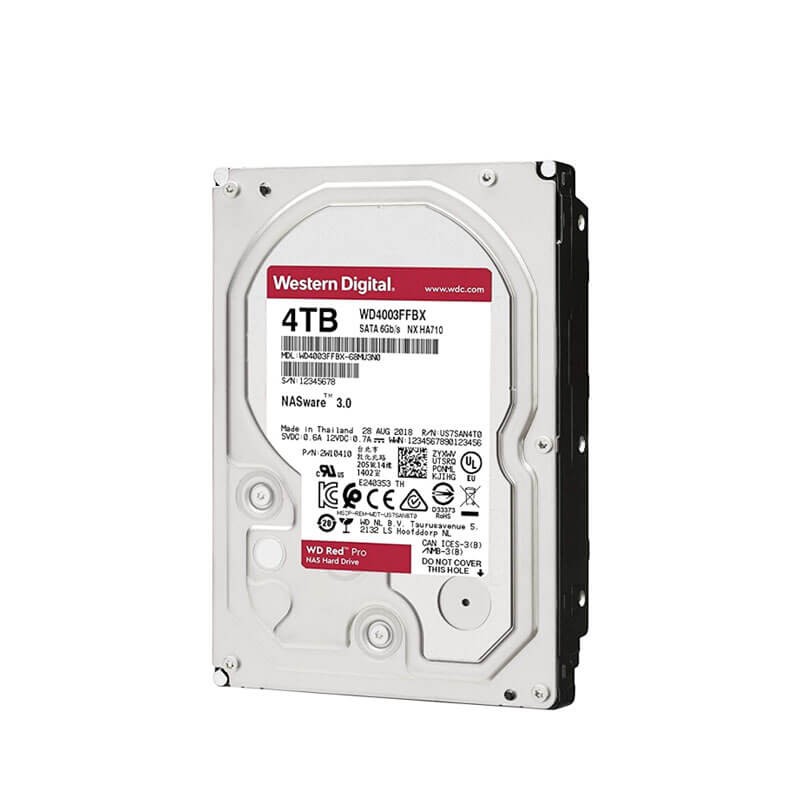 Hard Disk Western Digital RED Pro NAS WD4003FFBX, 4TB SATA3 6Gb/s, 256MB Cache
