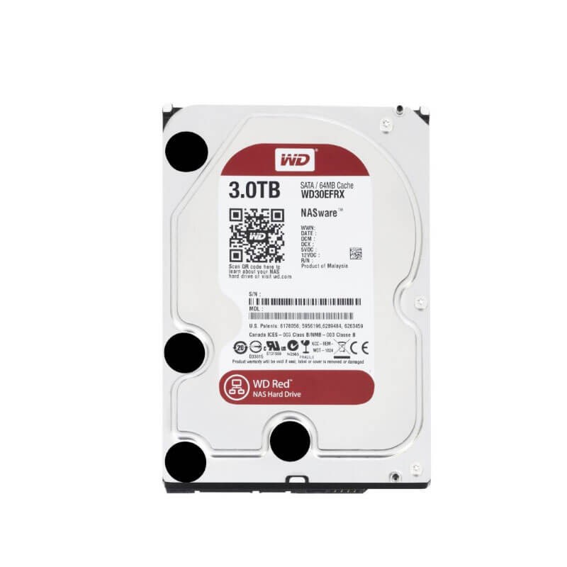 Hard Disk Western Digital RED WD30EFRX, 3TB SATA3 6Gb/s, 5400 RPM, 64MB Cache