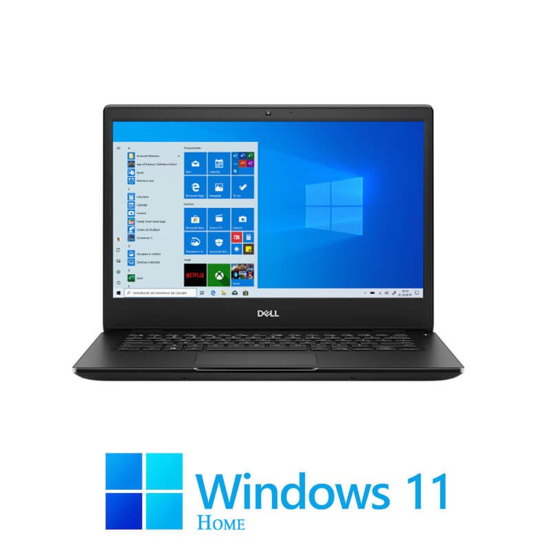 Laptop Dell Latitude 3400, Quad Core i5-8365U, 256GB SSD, Display NOU, Win 11 Home