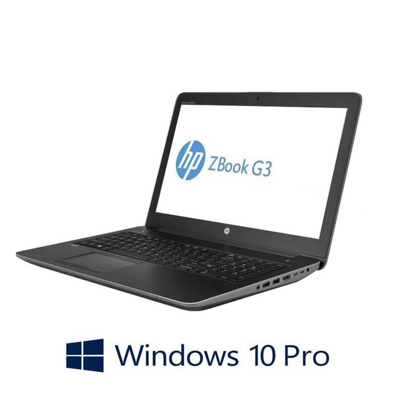 Laptop HP ZBook 15 G3, i7-6820HQ, SSD, Display NOU, Quadro M2000M, Win 10 Pro