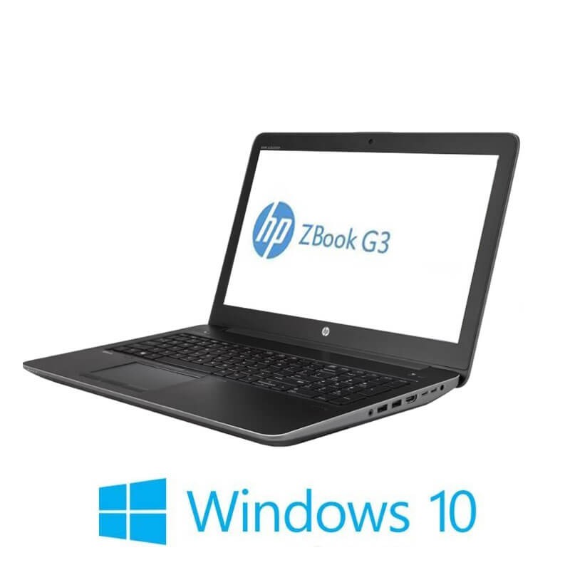 Laptop HP ZBook 15 G3, Quad Core i7-6700HQ, SSD, Quadro M2000M, Win 10 Home