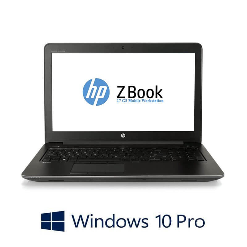 Laptop HP ZBook 17 G3, i7-6820HQ, SSD, Full HD, Quadro M3000M 4GB, Win 10 Pro