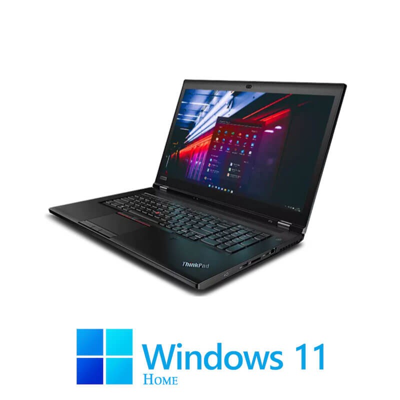 Laptop Lenovo P73, Hexa Core E-2276M, 32GB DDR4, SSD, RTX 5000 16GB, Win 11 Home
