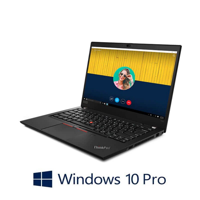 Laptop Lenovo ThinkPad T495, Ryzen 5 Pro 3500U, 16GB, SSD, FHD IPS, Win 10 Pro