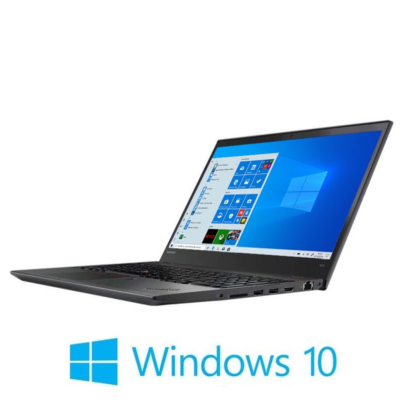 Laptop Lenovo ThinkPad T570, i5-6200U, 16GB DDR4, Display NOU FHD, Win 10 Home