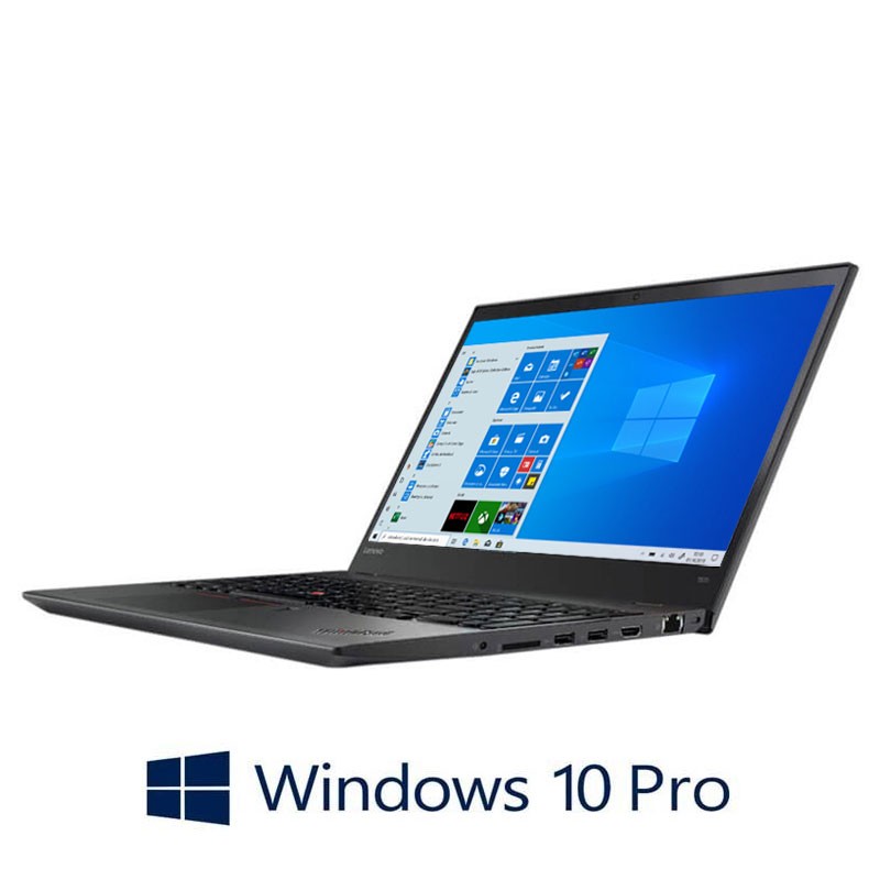 Laptop Lenovo ThinkPad T570, i5-6200U, 16GB DDR4, Display NOU FHD, Win 10 Pro