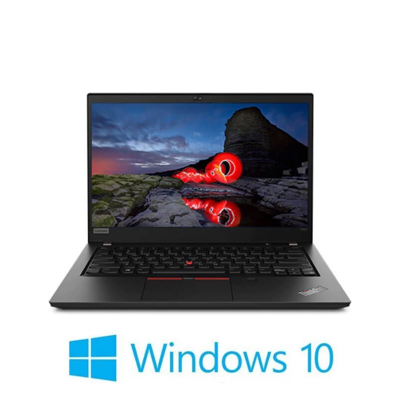 Laptop Touchscreen Lenovo ThinkPad T495, Ryzen 5 Pro 3500U, SSD, Win 10 Home