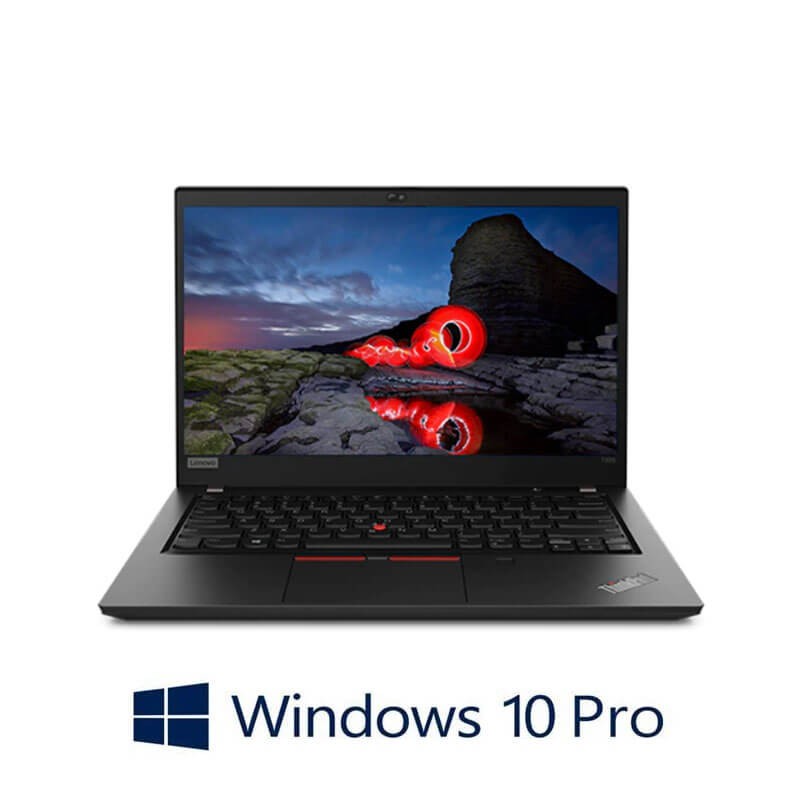 Laptop Touchscreen Lenovo ThinkPad T495, Ryzen 5 Pro 3500U, SSD, Win 10 Pro