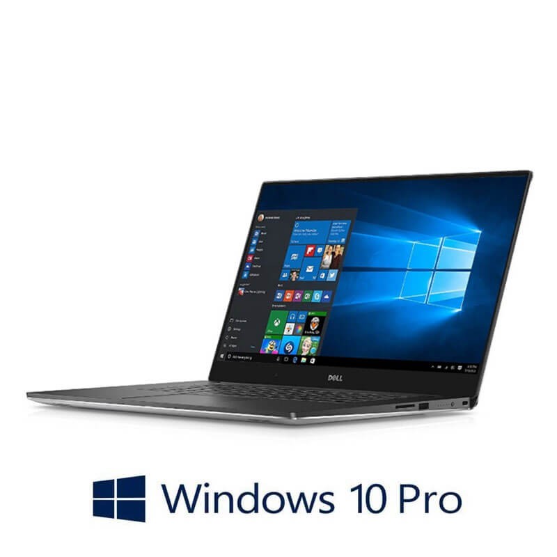 Laptopuri Dell XPS 15 9560, i7-7700HQ, Display NOU Full HD, GTX 1050, Win 10 Pro