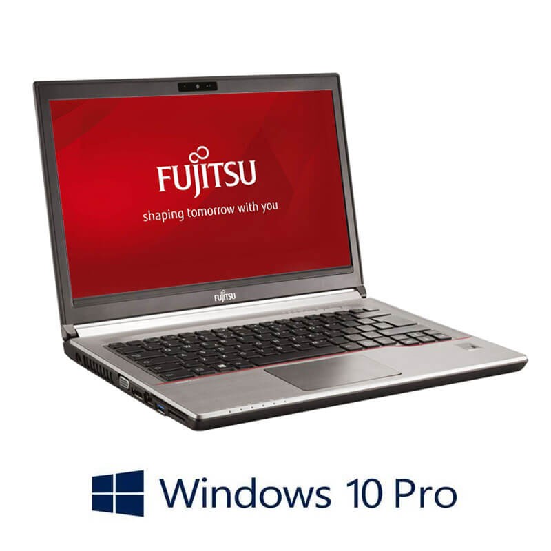 Laptopuri Fujitsu LIFEBOOK E746, i5-6300U, 256GB SSD, Full HD, Webcam, Win 10 Pro