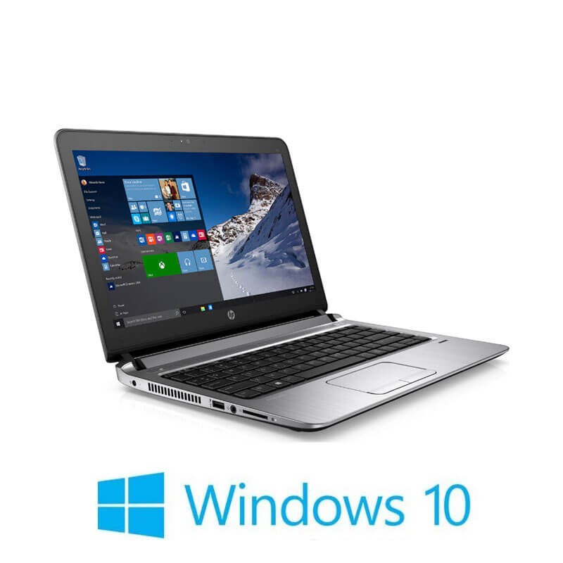 Laptopuri HP ProBook 430 G3, i3-6100U, 256GB SSD NVMe NOU, Webcam, Win 10 Home