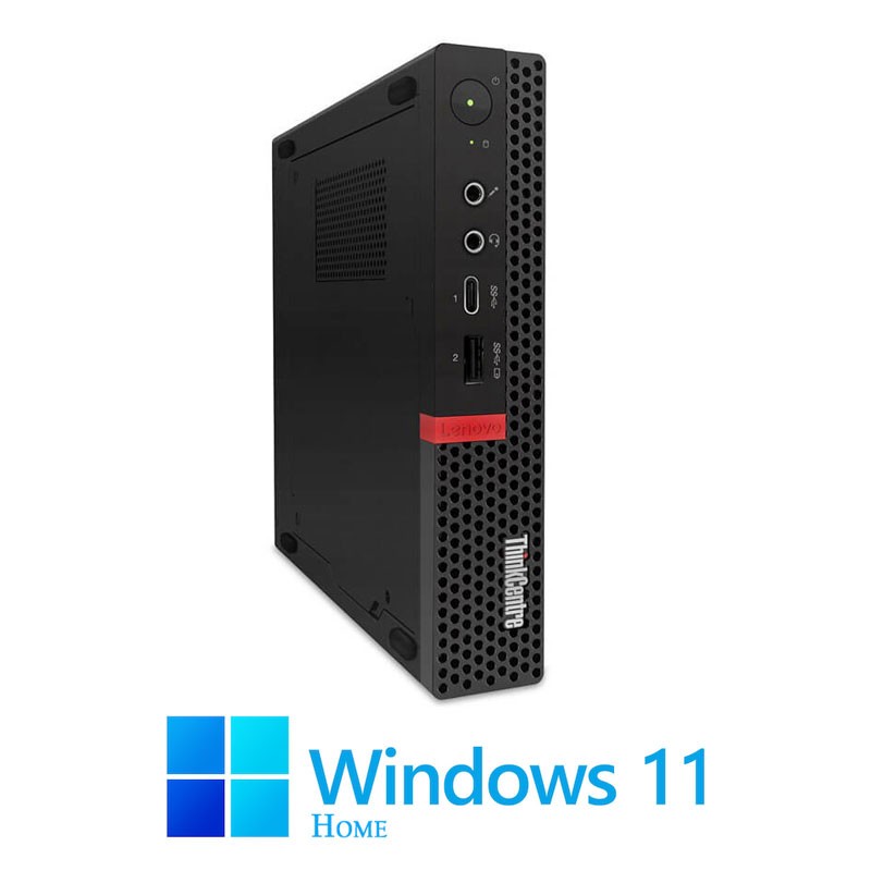 Mini PC Lenovo M720q, Quad Core i3-9100T, 8GB DDR4, 256GB SSD, Win 11 Home