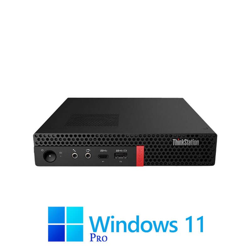 Mini PC Lenovo P330, Hexa Core i7-8700, 512GB SSD, Quadro P620 2GB, Win 11 Pro