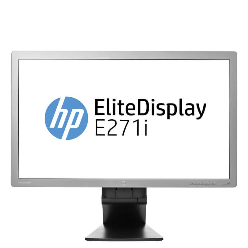 Monitor LED HP EliteDisplay E271i, 27 inci Full HD, Panel IPS