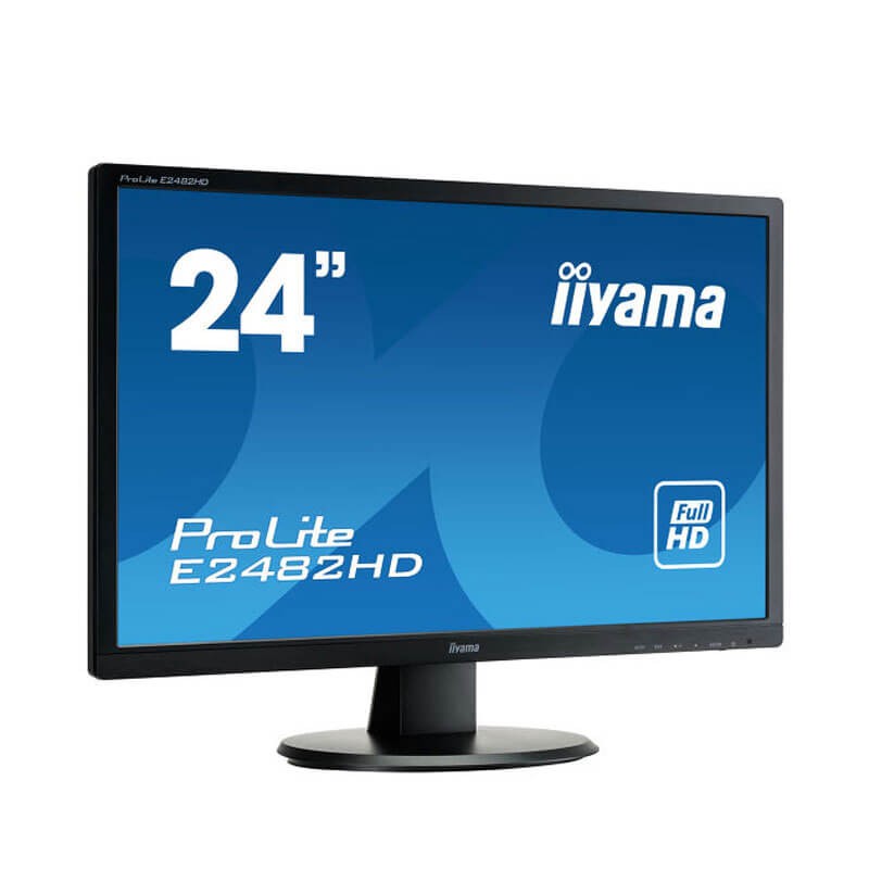 Monitor LED SH Iiyama ProLite E2482HD-B1, Grad A-, 24 inci Full HD