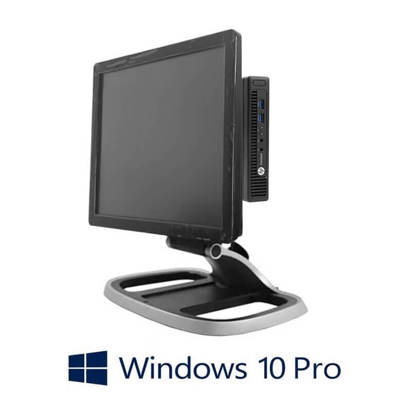 Sistem POS HP EliteDesk 800 G2, Intel i5-6500T, SSD, Monitor NOU 17