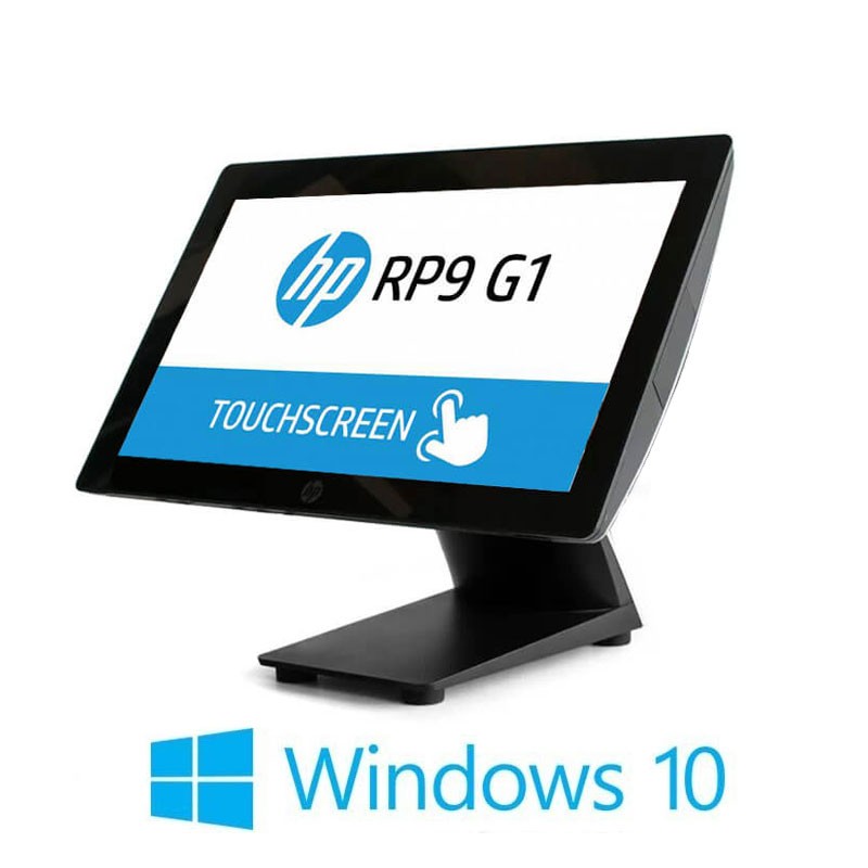 Sistem POS HP RP9 G1 9015, Quad Core i5-6500, 8GB, SSD, 15.6 inci, Win 10 Home