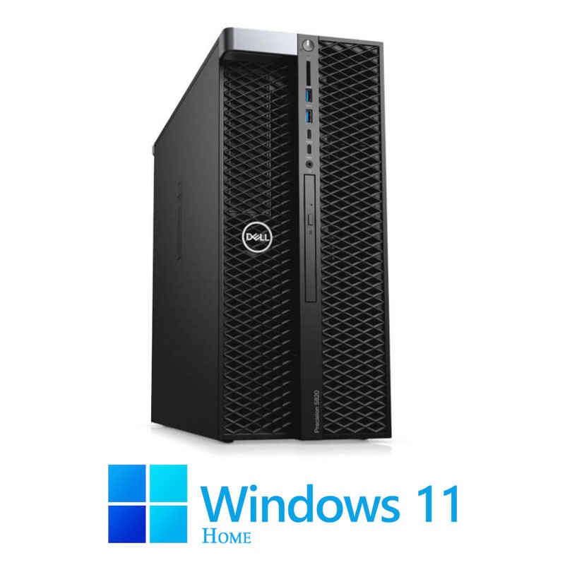 Workstation Dell Precision 5820, W-2123, 480GB SSD, Quadro K2200 4GB, Win 11 Home