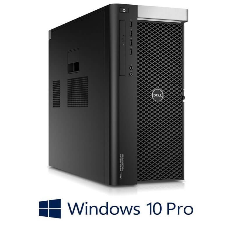 Workstation Dell Precision 7910, 2 x E5-2695 v4 18-Core, 64GB, Quadro P600, Win 10 Pro
