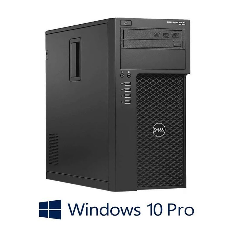 Workstation Dell Precision T1700, Quad Core E3-1270 v3, 16GB DDR3, Win 10 Pro