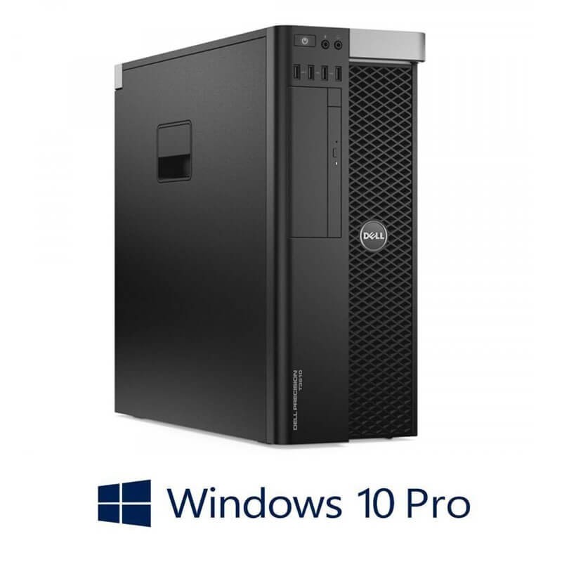Workstation Dell Precision T3600, Hexa Core E5-2640, 16GB, GeForce 605, Win 10 Pro