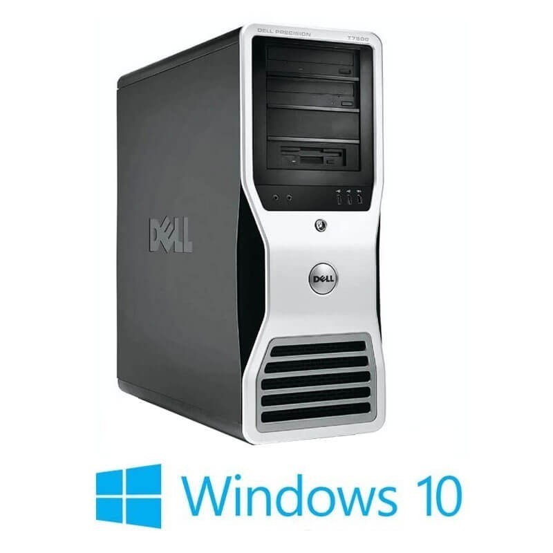 Workstation Dell Precision T7500, X5650, 24GB DDR3, GeForce 605 DP, Win 10 Home