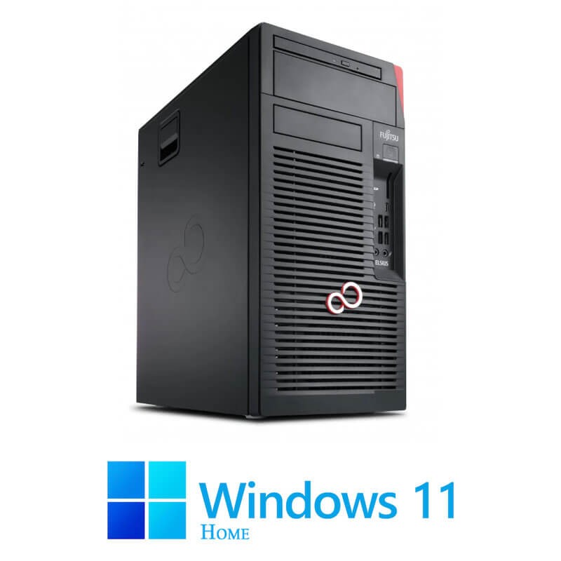 Workstation Fujitsu CELSIUS W580, Hexa Core i5-8400, 8GB, 256GB SSD, Win 11 Home