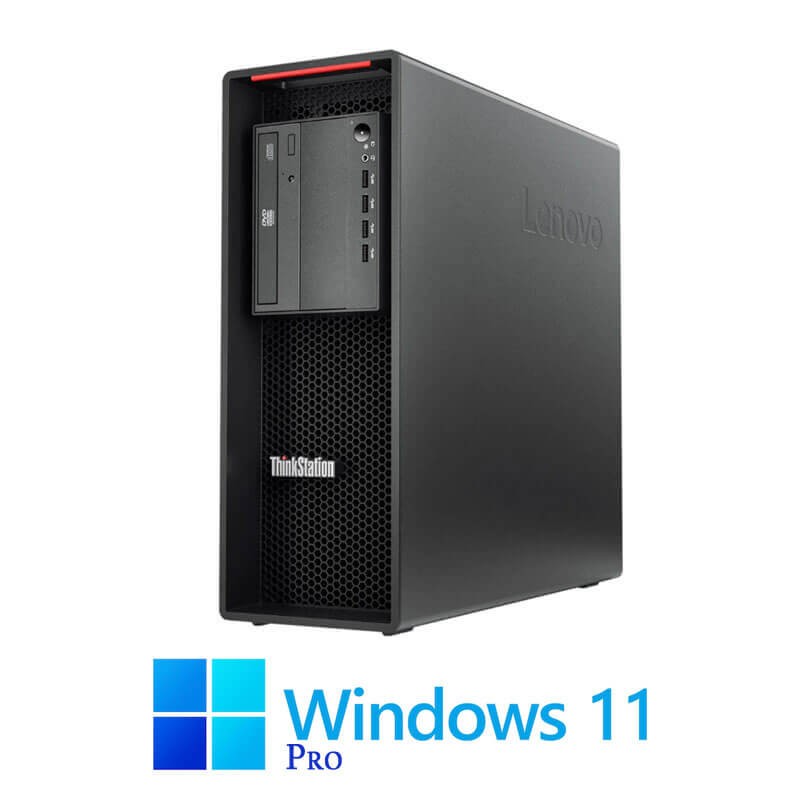 Workstation Lenovo P520, W-2123, 16GB, 480GB SSD, Quadro M2000, Win 11 Pro