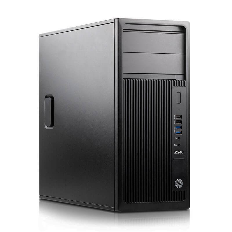 Workstation SH HP Z240 Tower, Quad Core i7-6700, 32GB DDR4, SSD, Quadro P1000